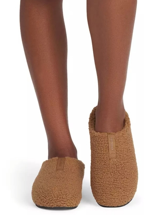 Bombas Shoes - Bombas Women’s Sherpa Slip On Sunday Slipper Slippers Camel Tan 9